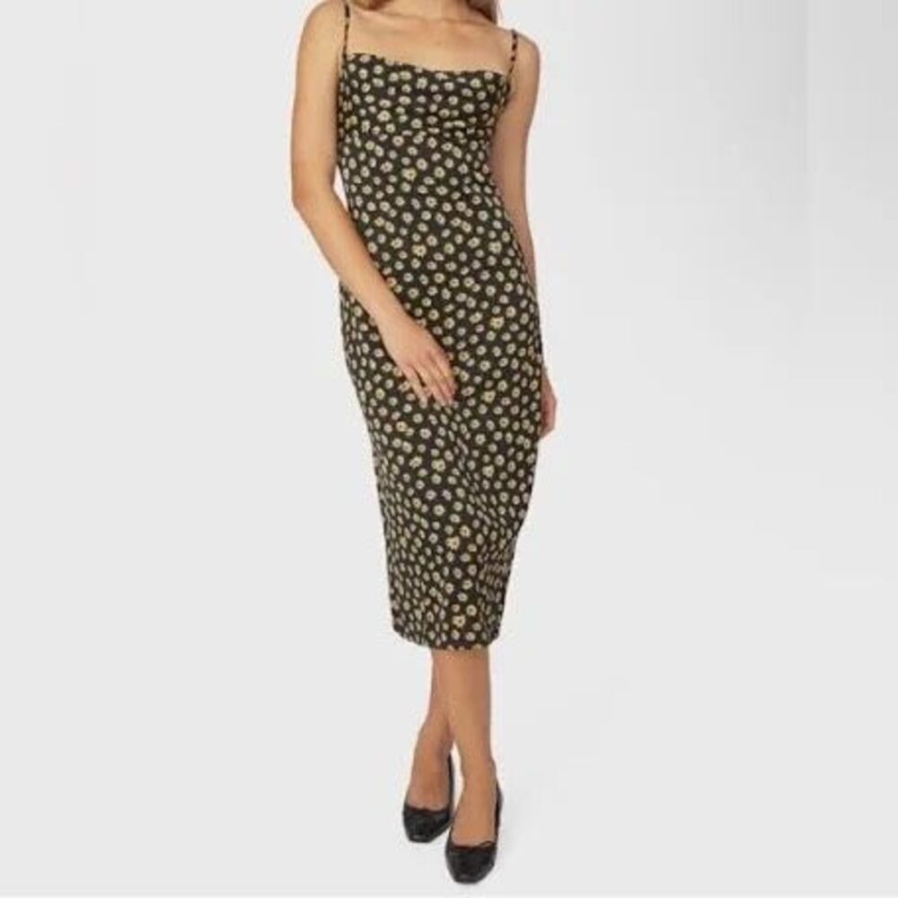NWT WeWoreWhat Ditsy Midi Dress  Size 0